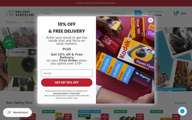 Analogue WonderBox (Analogue Wonderland) homepage