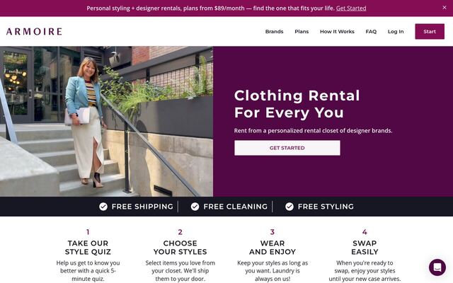 Armoire homepage