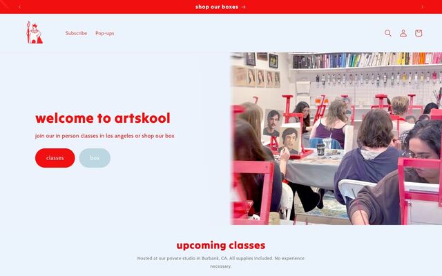 Artskool homepage