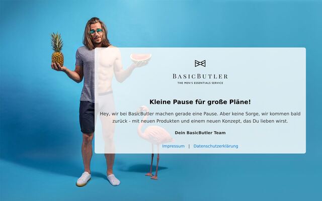 BasicButler homepage