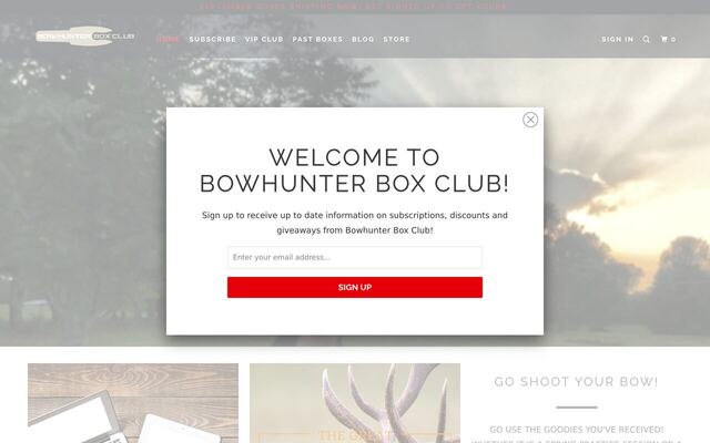 Bowhunter Box Club homepage