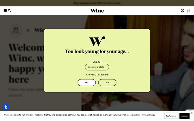 Bright Cellars homepage