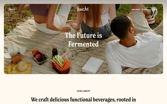 Buchi Build a Box homepage