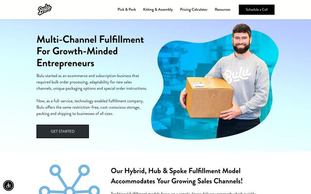 Bulu Box homepage