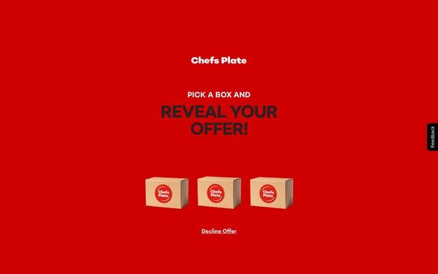 Chefs Plate homepage
