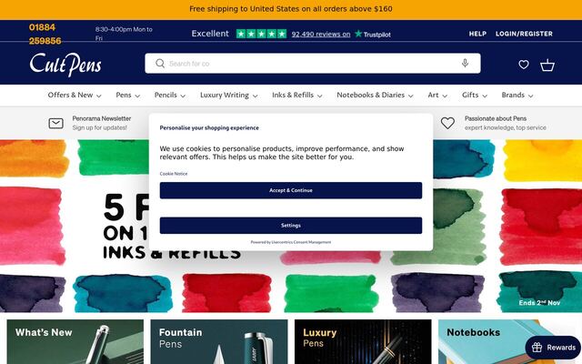 Cult Pens Subscription Boxes homepage