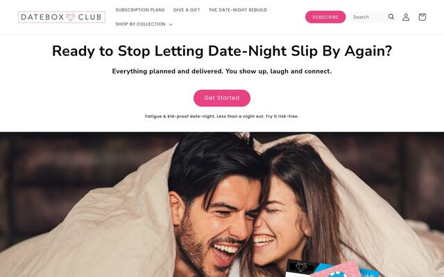 DateBox Club homepage