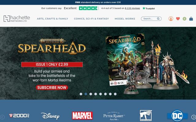 Hachette Warhammer 40,000: Imperium homepage