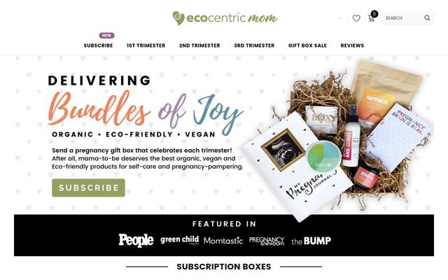 Ecocentric Mom homepage