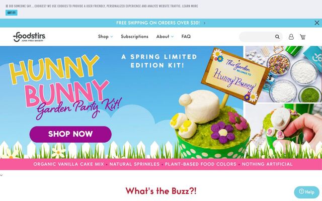 Foodstirs homepage