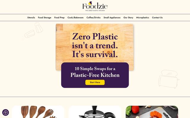 Foodzie homepage