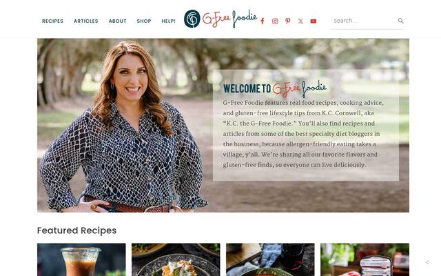 G-Free Foodie homepage