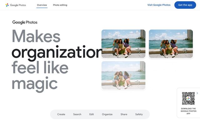 Google Photos Print Subscription homepage