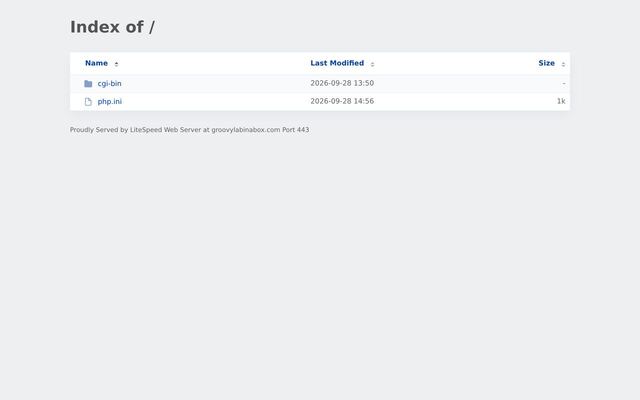 Groovy Lab in a Box homepage
