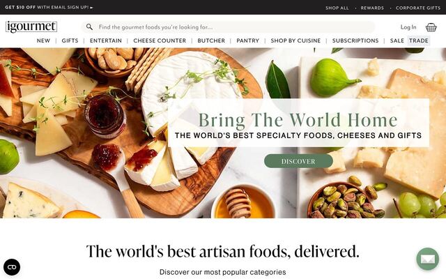 igourmet homepage