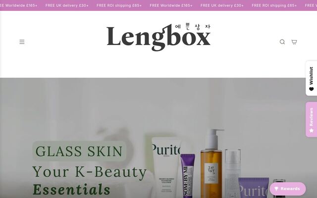 Lengbox homepage