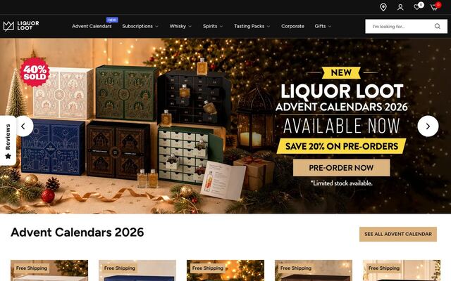 Liquor Loot (formerly Whisky Loot) homepage