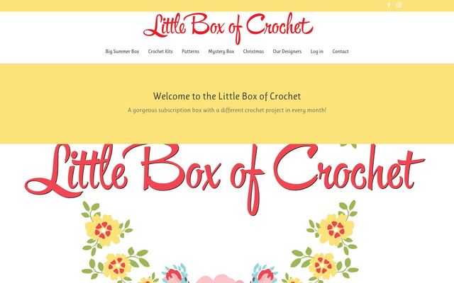 Little Box of Crochet homepage