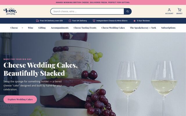 Love Cheese homepage