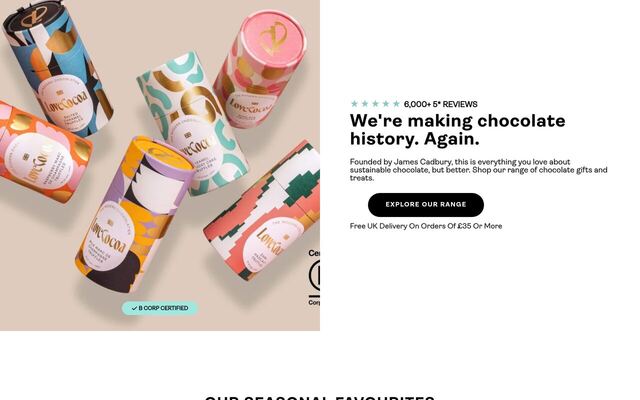 Love Cocoa homepage