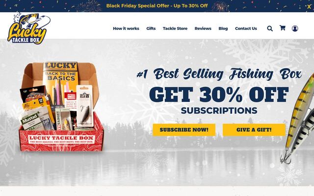 Lucky Tackle Box homepage