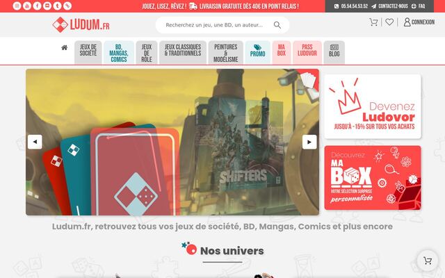 Ludum homepage