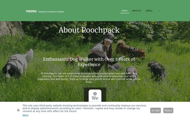 Pooch Pack homepage