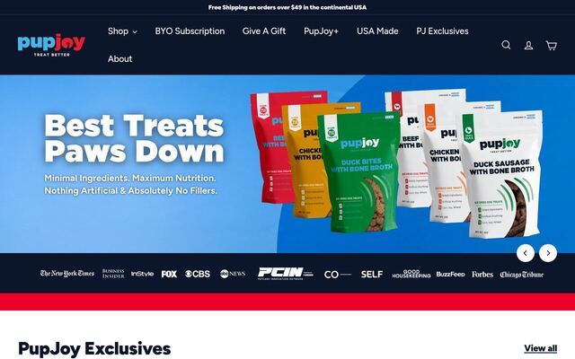 PupJoy homepage