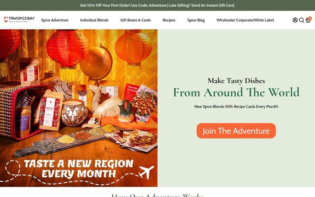 RawSpiceBar homepage