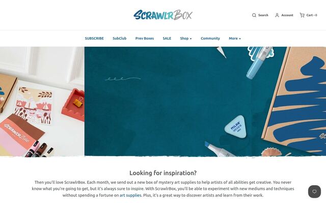 ScrawlrBox homepage