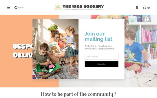 Sharing Stories by The Kids Bookery homepage