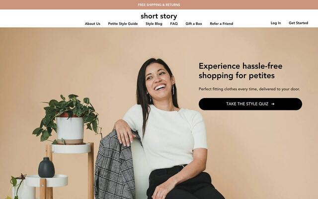 Short Story homepage