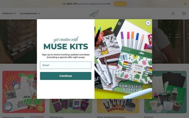 Smart Art Box (Muse Kits) homepage