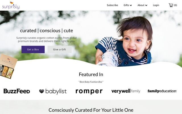 Surprisly homepage