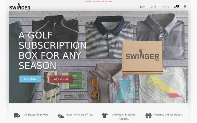 Swinger Box homepage