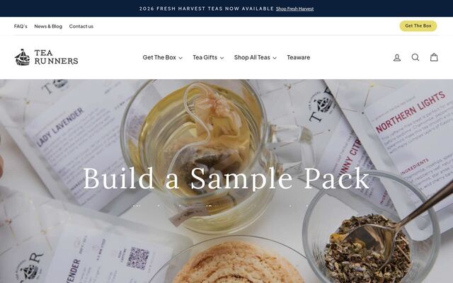 Tea Runners homepage