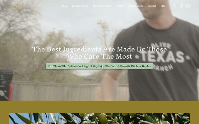 Texas Olive Ranch Subscriptions homepage