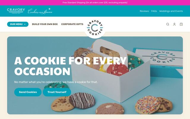 The Cravory homepage