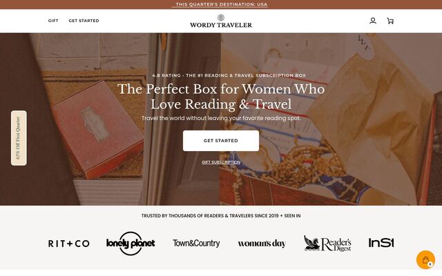 The Wordy Traveler homepage