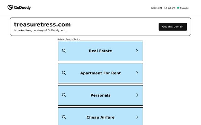 TreasureTress homepage