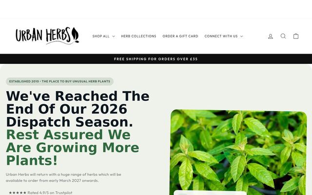 Urban Herbs Grow On Monthly Seed Kit homepage
