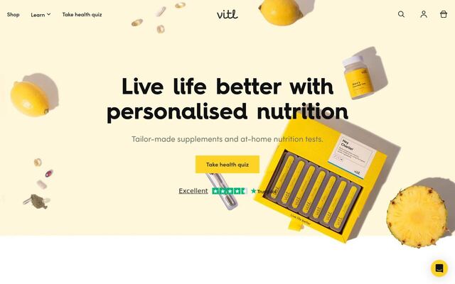 Vitl homepage