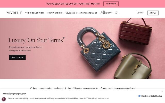 Vivrelle homepage