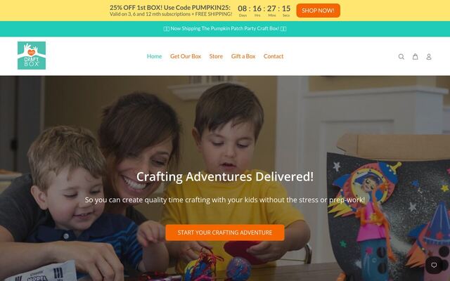 We Craft Box Senior homepage