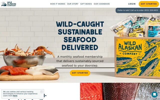 Wild Alaskan Company homepage