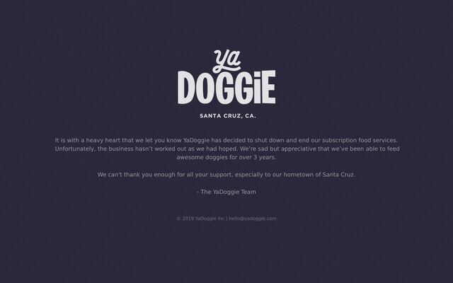 YaDoggie homepage