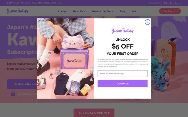 YumeTwins homepage